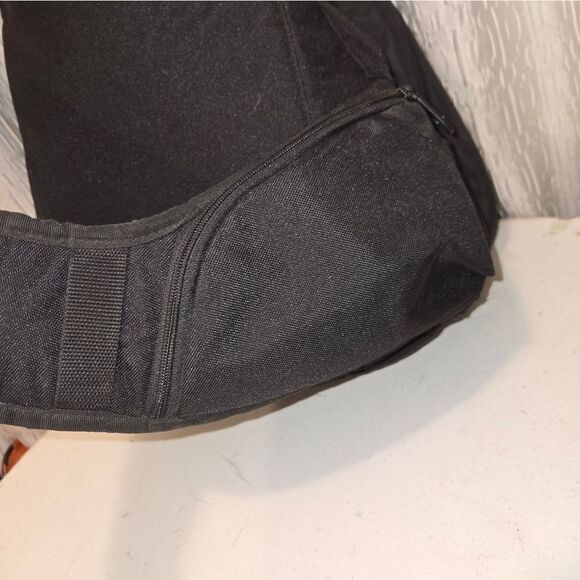 Adidas Vtg Spell Out Striped Load Spring Slingback Soccer Ball Holder Bag - Picture 8 of 14